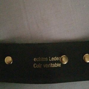 Leather belt